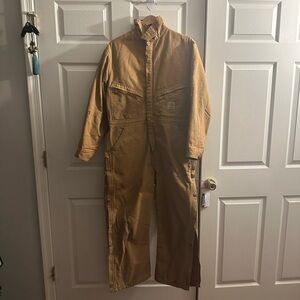 Vintage Carhartt Insulated Duck Canvas Work Coveralls Men's 42 Short